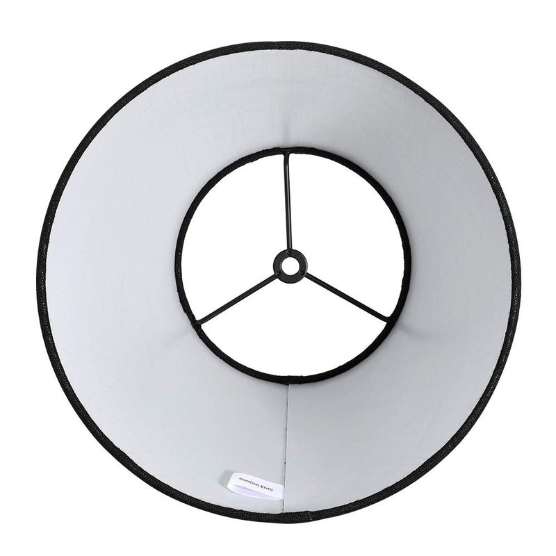 TOOTOO STAR Barrel Black Small Lamp Shade for Table Floor Lamps Replacement, 6x10x7.5 Inch, Fabric Cloth, Spider Model (black) - Image 5